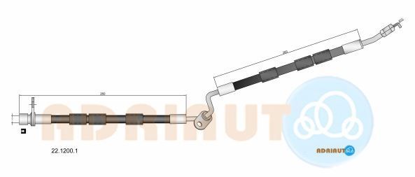 Stabdžių žarnelė ADRIAUTO 22.1200.1