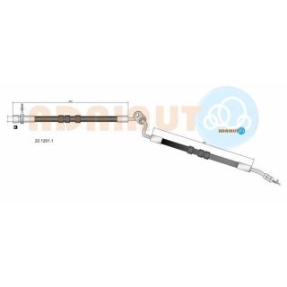 Stabdžių žarnelė ADRIAUTO 22.1201.1