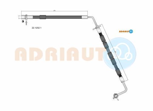 Stabdžių žarnelė ADRIAUTO 22.1202.1