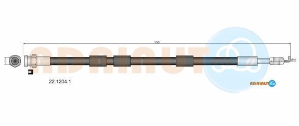 Stabdžių žarnelė ADRIAUTO 22.1204.1