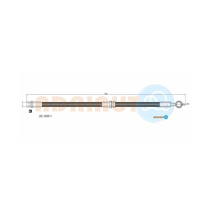 Stabdžių žarnelė ADRIAUTO 22.1205.1
