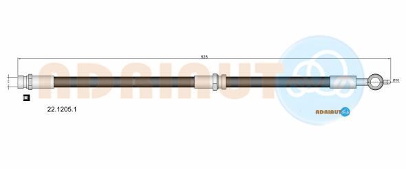 Stabdžių žarnelė ADRIAUTO 22.1205.1