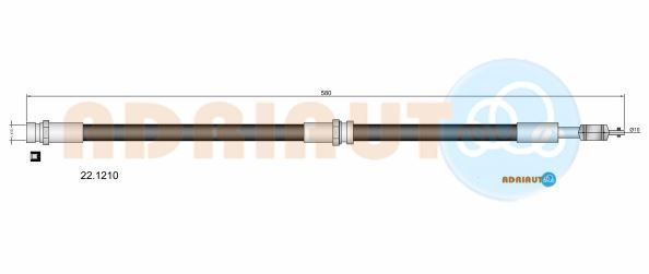 Stabdžių žarnelė ADRIAUTO 22.1210