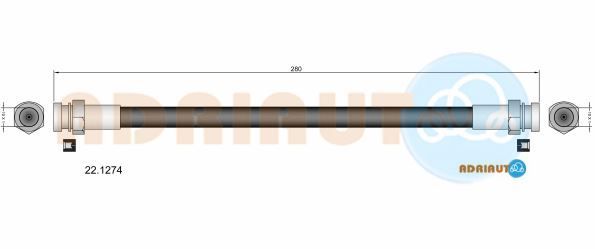 Stabdžių žarnelė ADRIAUTO 22.1274