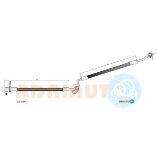 Stabdžių žarnelė ADRIAUTO 22.1298