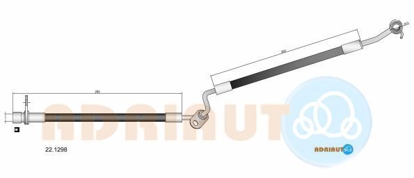 Stabdžių žarnelė ADRIAUTO 22.1298