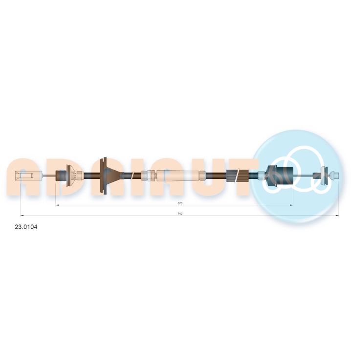 Sankabos trosas ADRIAUTO 23.0104