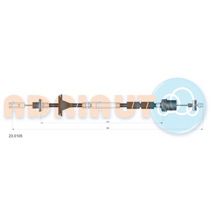 Sankabos trosas ADRIAUTO 23.0105