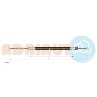 Trosas, stovėjimo stabdys ADRIAUTO 23.0212
