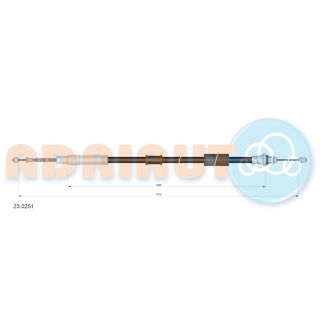 Trosas, stovėjimo stabdys ADRIAUTO 23.0251