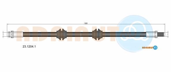 Stabdžių žarnelė ADRIAUTO 23.1204.1