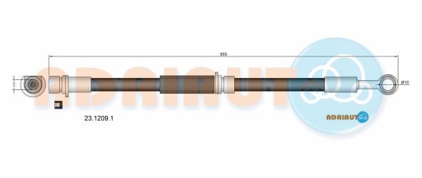 Stabdžių žarnelė ADRIAUTO 23.1209.1