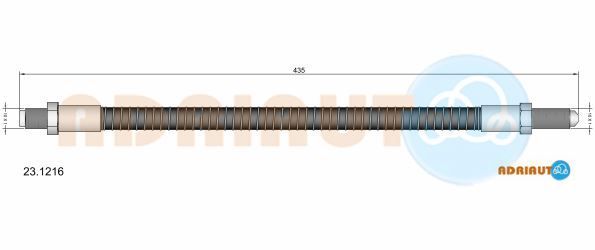 Stabdžių žarnelė ADRIAUTO 23.1216