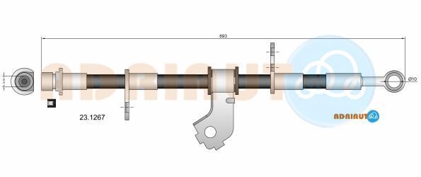Stabdžių žarnelė ADRIAUTO 23.1267