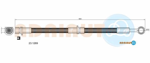Stabdžių žarnelė ADRIAUTO 23.1269