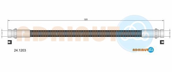 Stabdžių žarnelė ADRIAUTO 24.1203