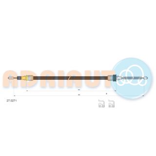 Trosas, stovėjimo stabdys ADRIAUTO 27.0271