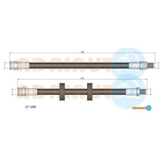 Stabdžių žarnelė ADRIAUTO 27.1298