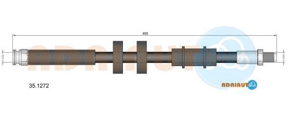 Stabdžių žarnelė ADRIAUTO 35.1272