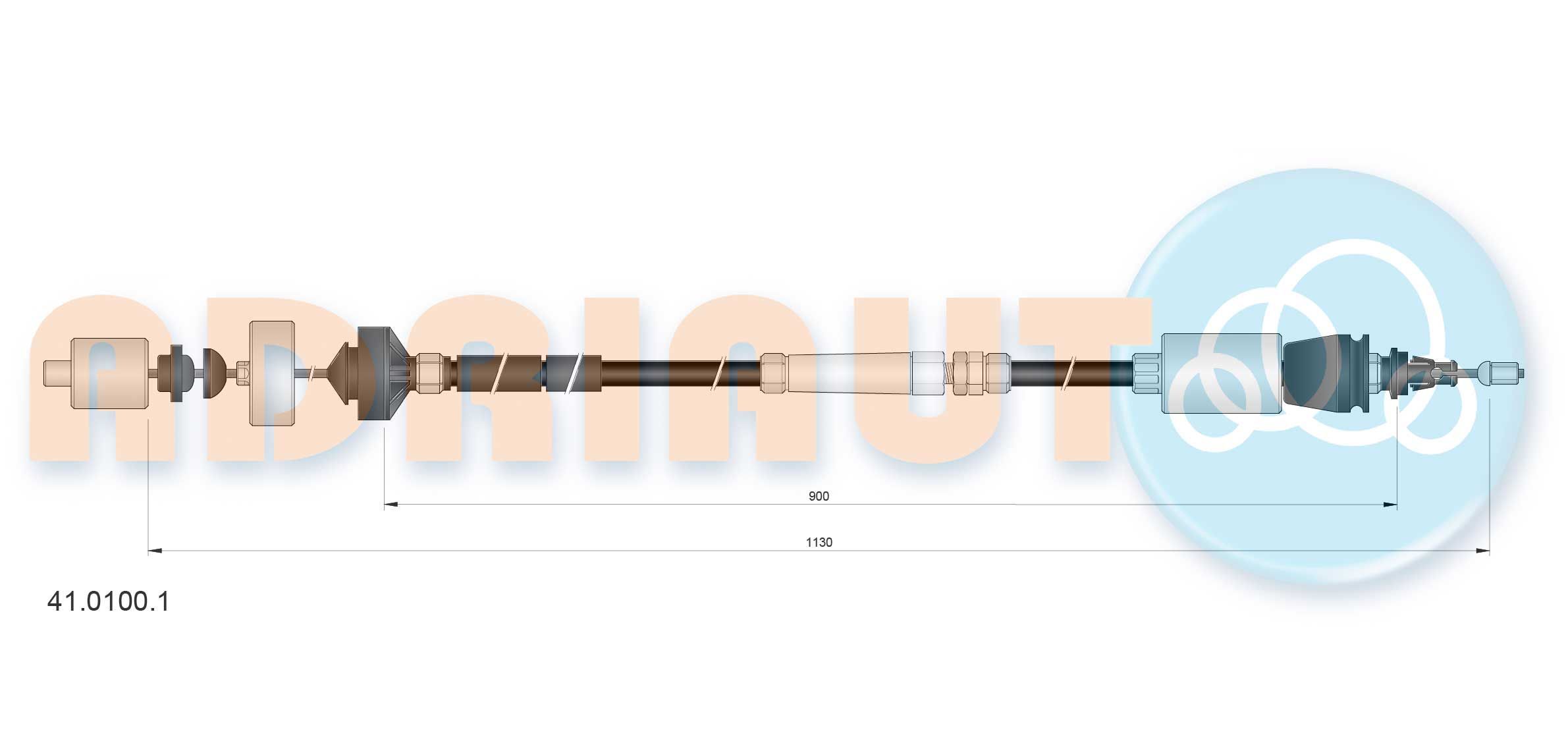 Sankabos trosas ADRIAUTO 41.0100.1