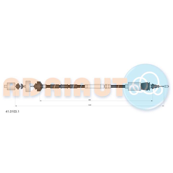 Sankabos trosas ADRIAUTO 41.0103.1
