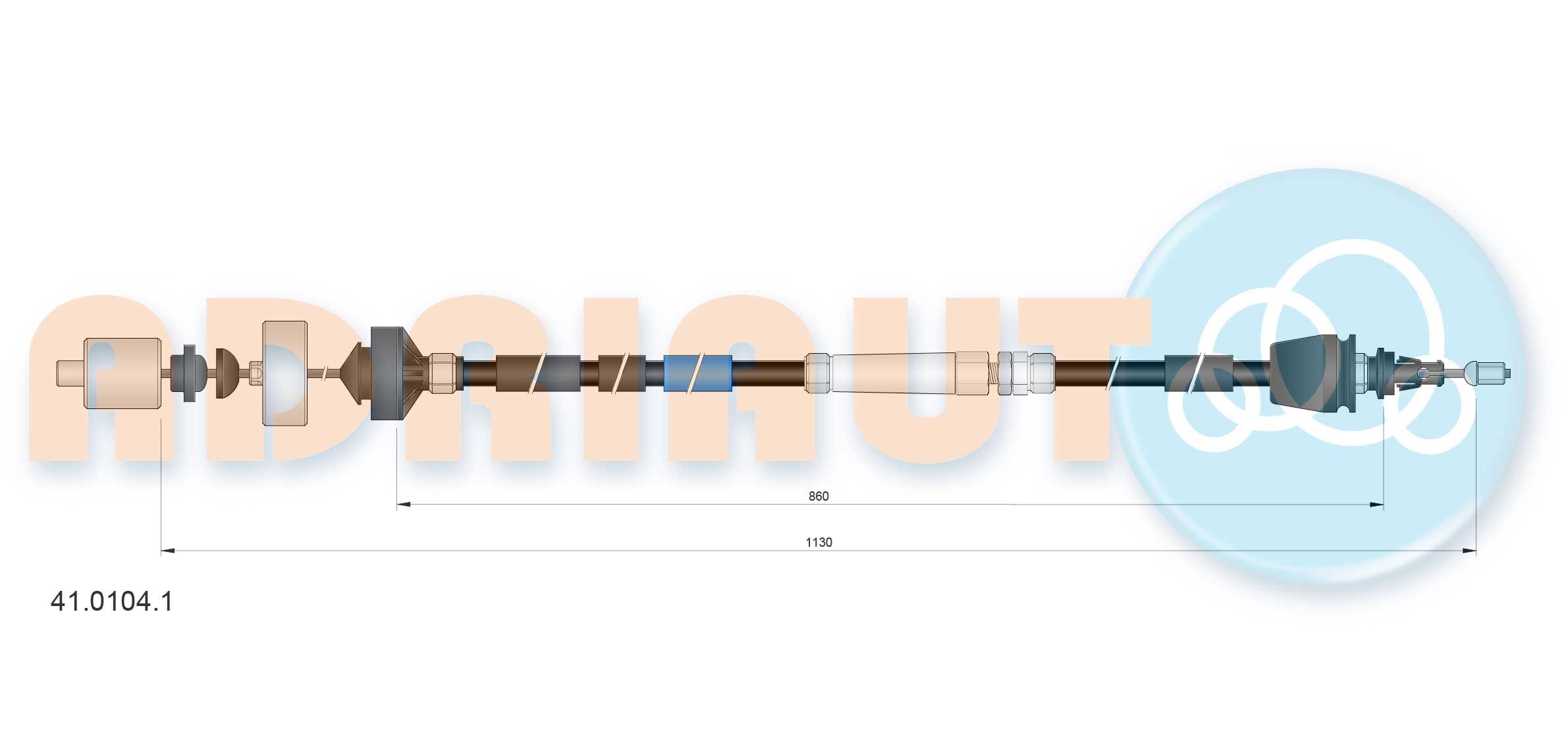 Sankabos trosas ADRIAUTO 41.0104.1