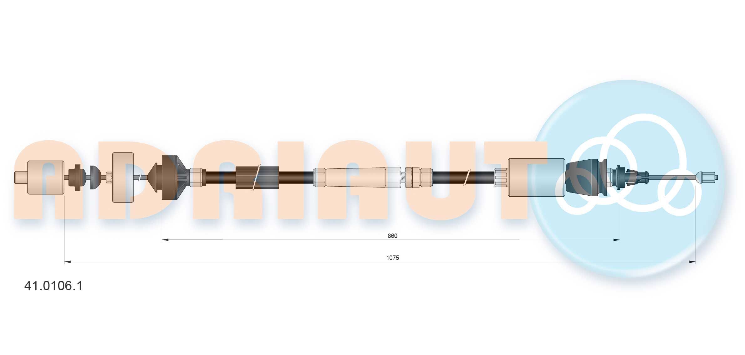 Sankabos trosas ADRIAUTO 41.0106.1