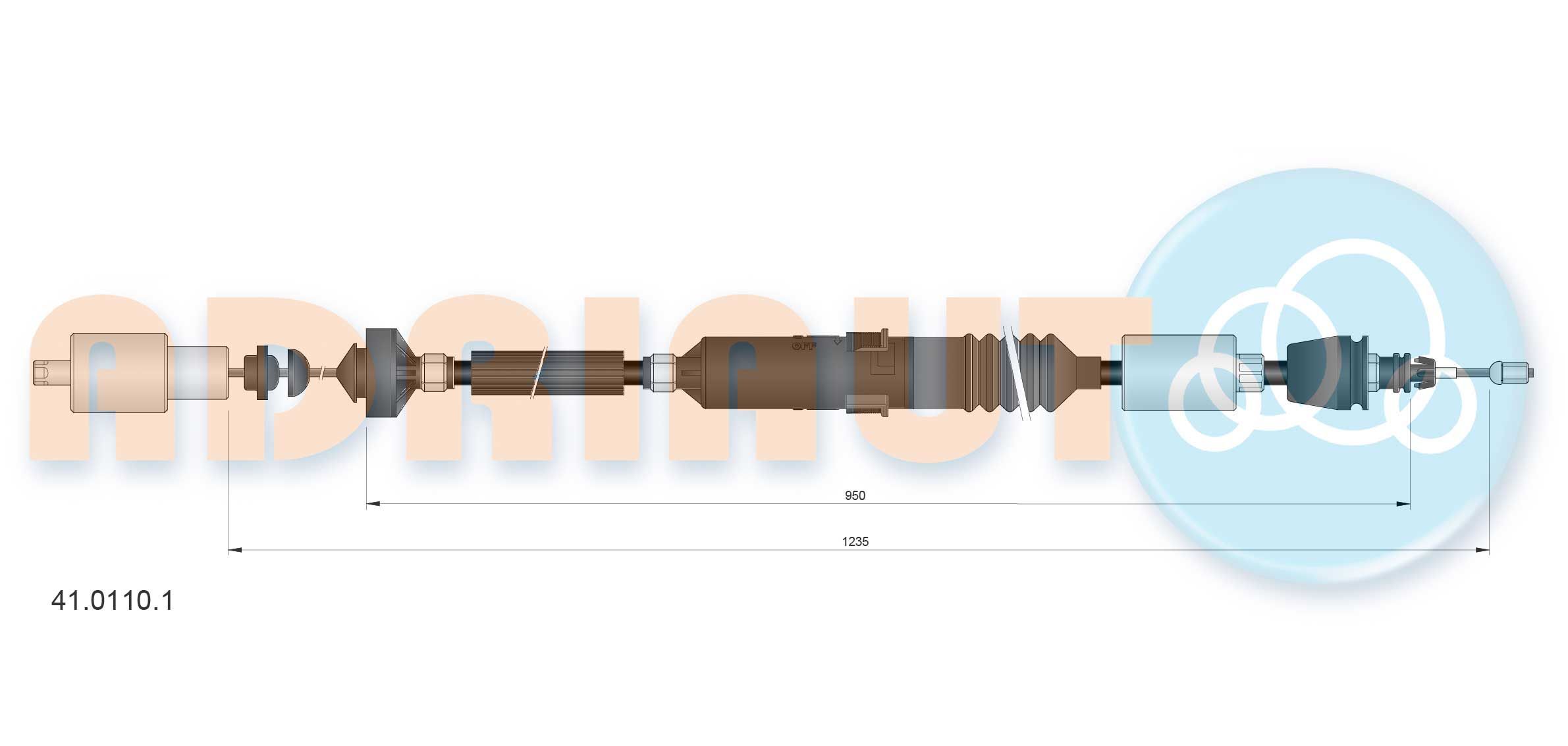 Sankabos trosas ADRIAUTO 41.0110.1