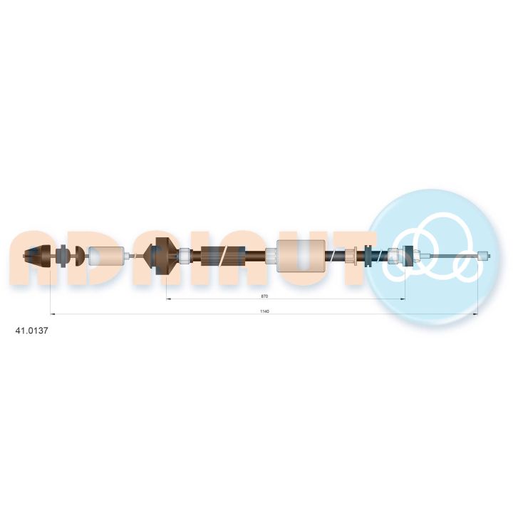 Sankabos trosas ADRIAUTO 41.0137