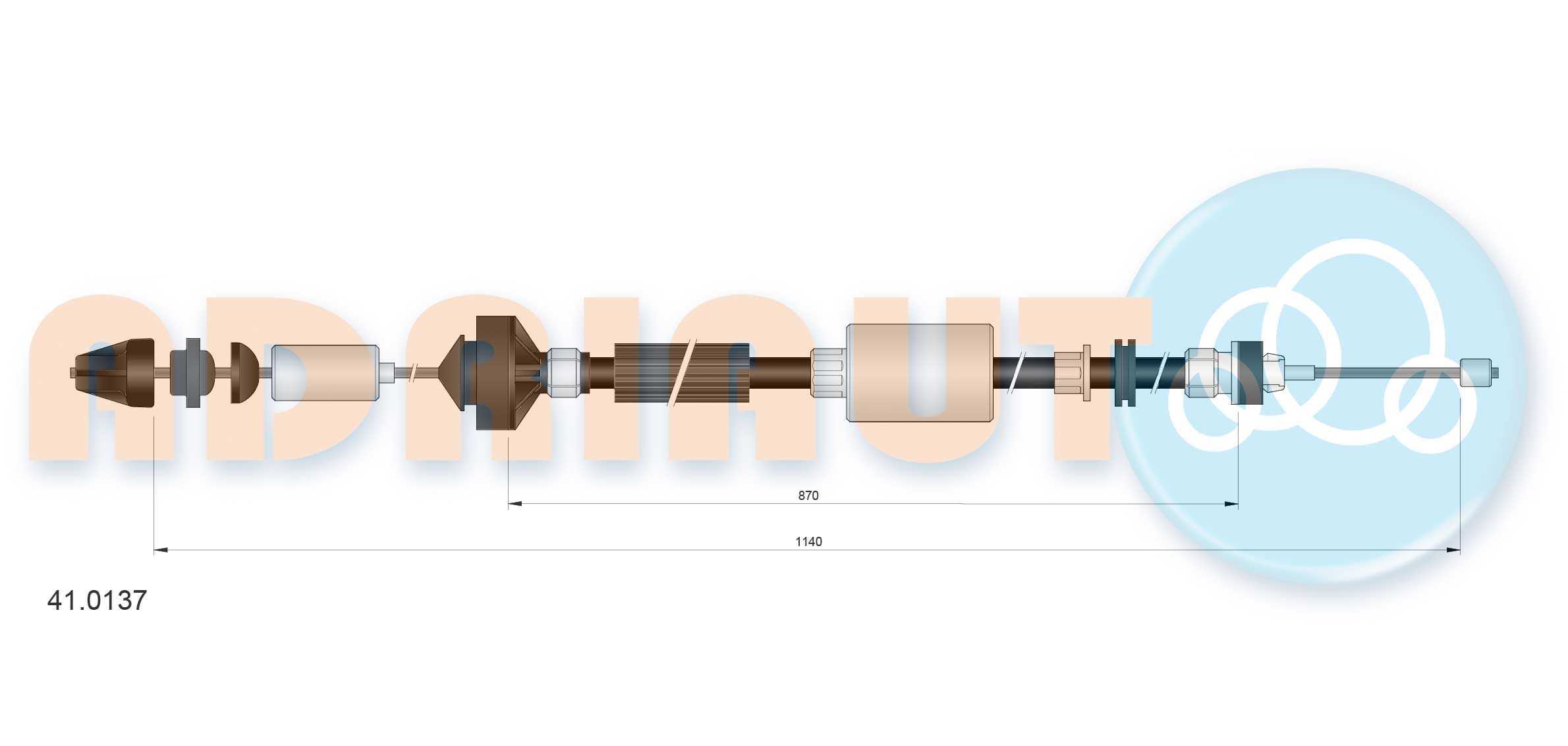 Sankabos trosas ADRIAUTO 41.0137