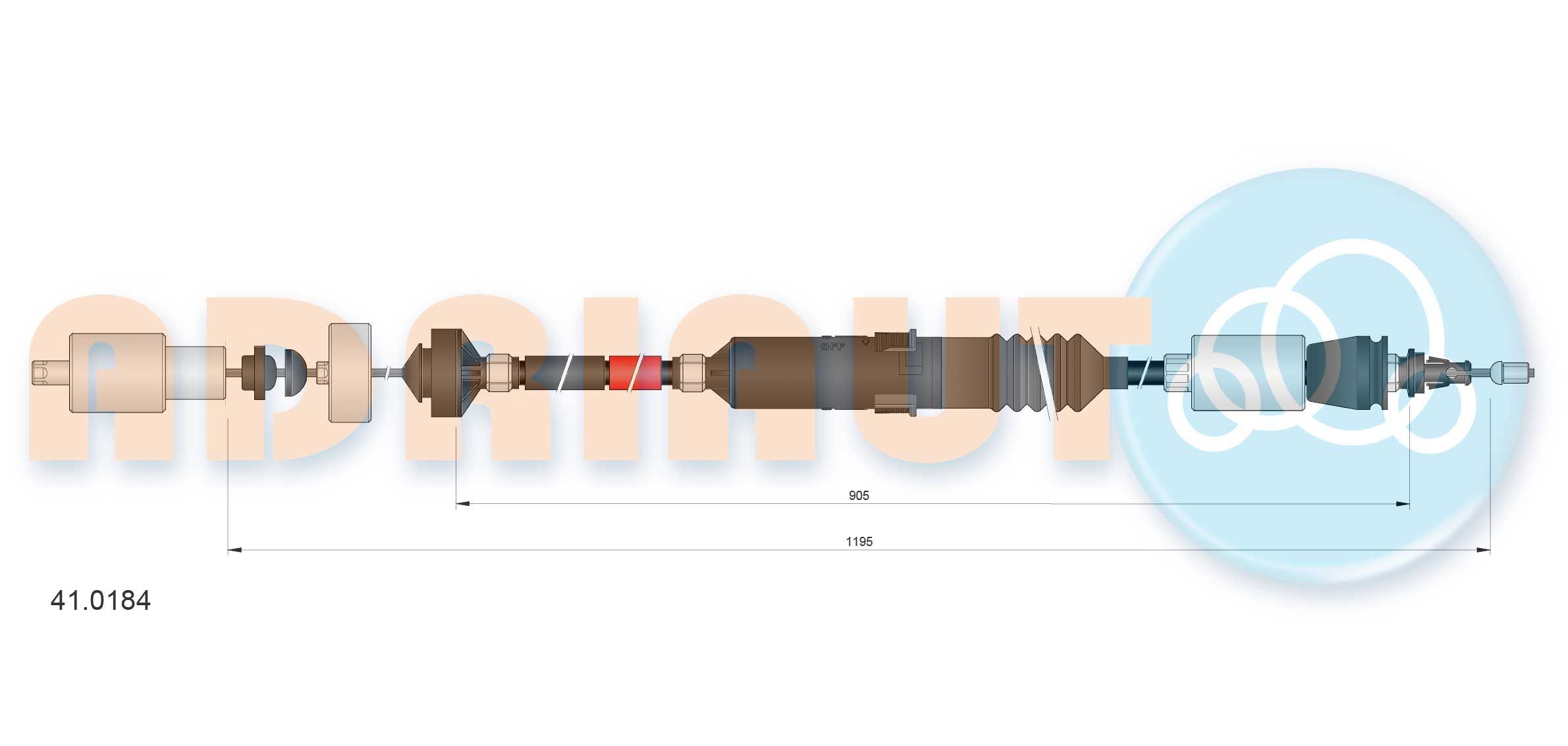 Sankabos trosas ADRIAUTO 41.0184