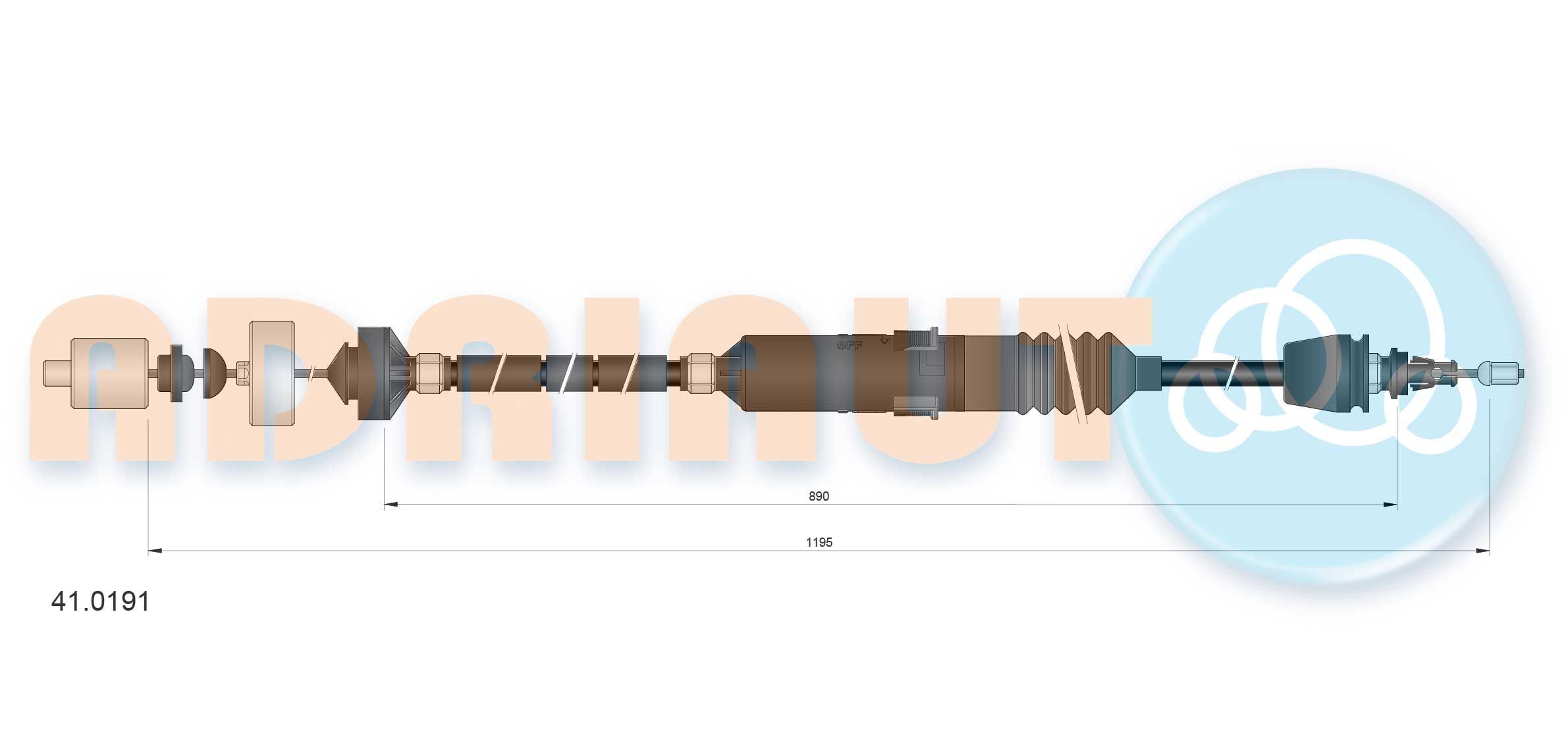 Sankabos trosas ADRIAUTO 41.0191