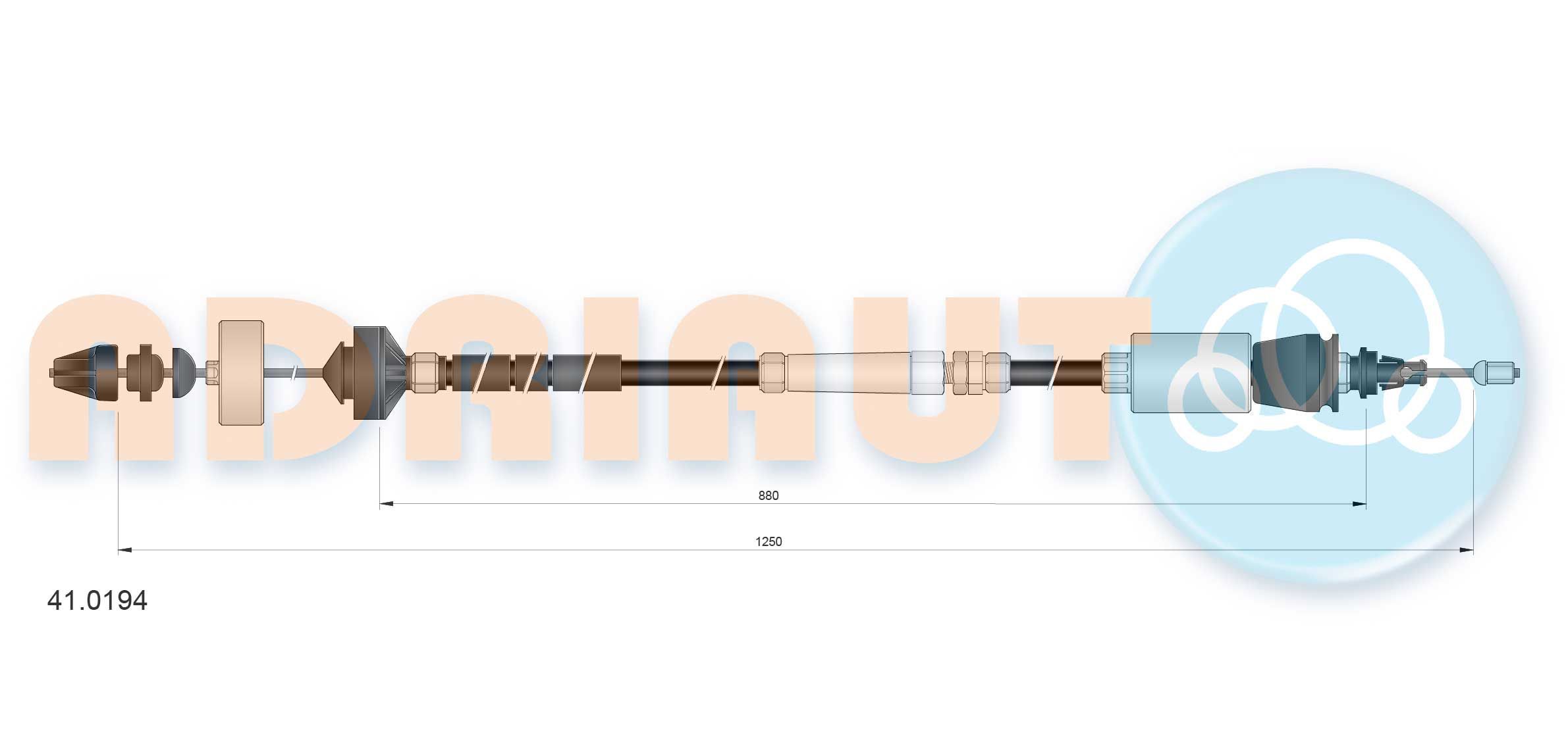 Sankabos trosas ADRIAUTO 41.0194
