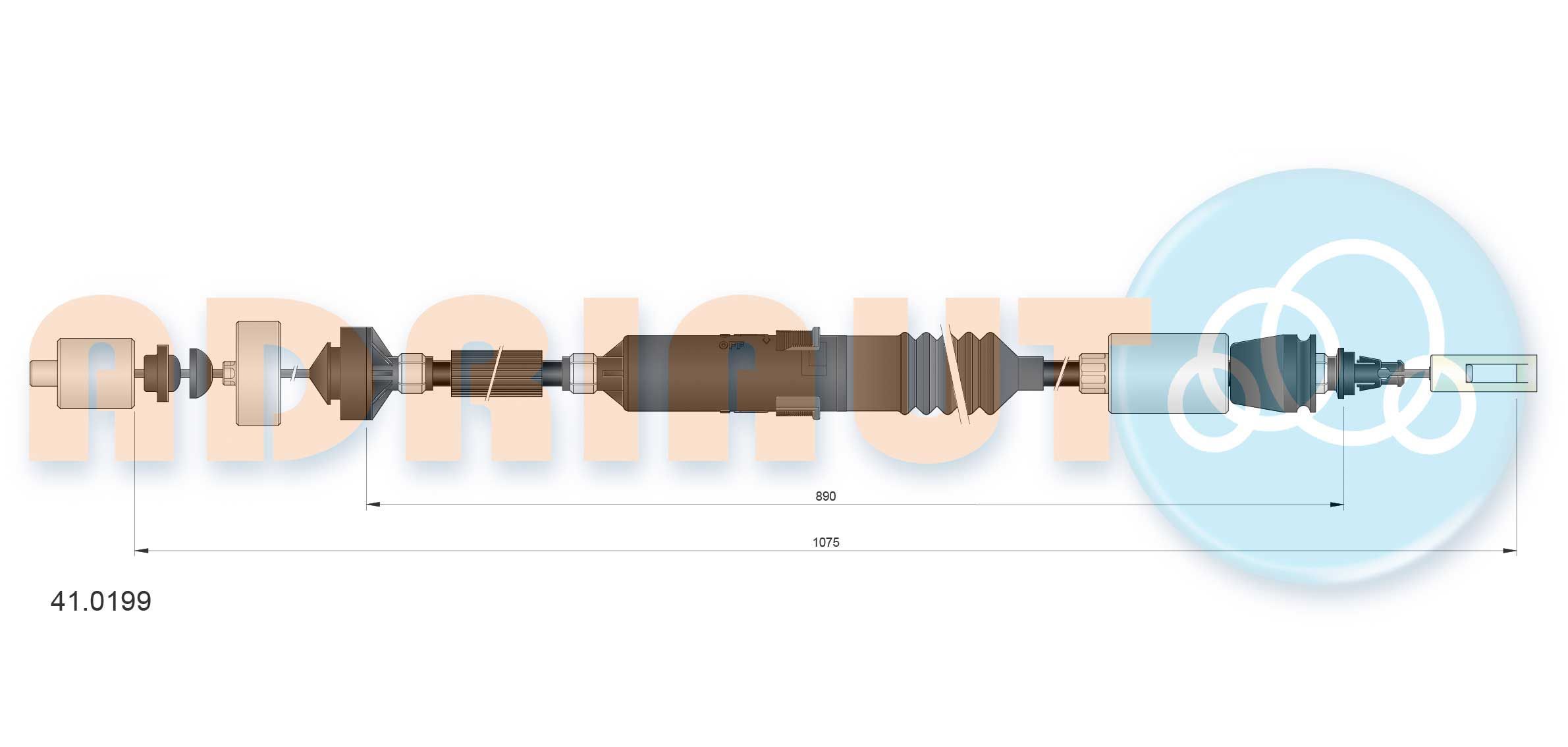 Sankabos trosas ADRIAUTO 41.0199
