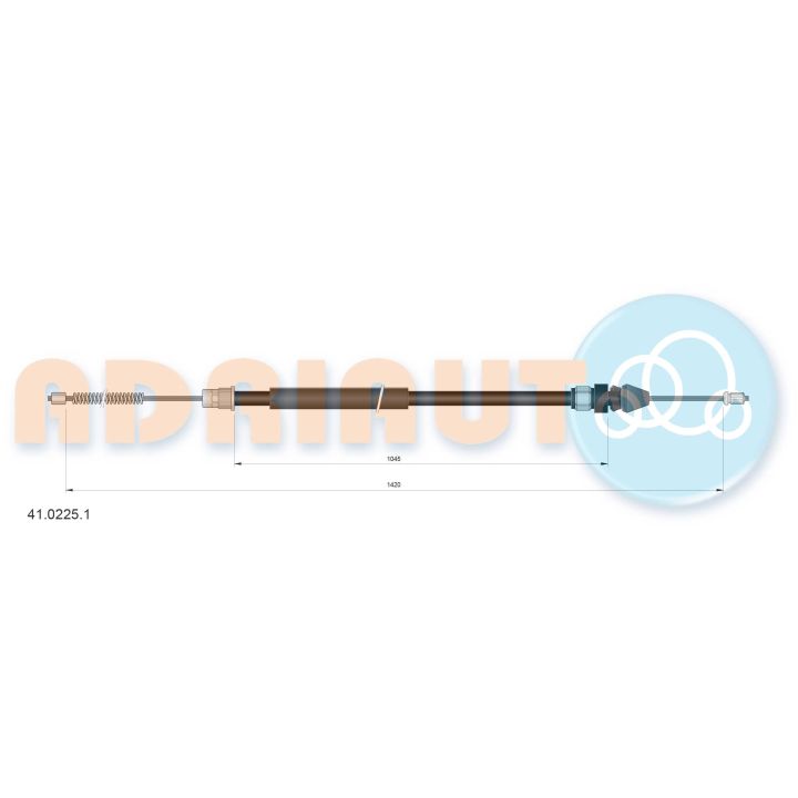 Trosas, stovėjimo stabdys ADRIAUTO 41.0225.1
