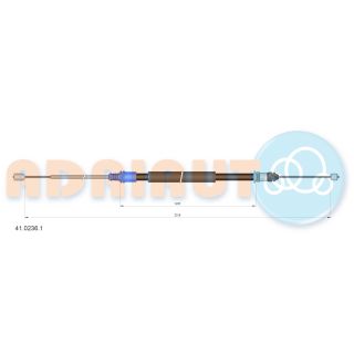 Trosas, stovėjimo stabdys ADRIAUTO 41.0236.1