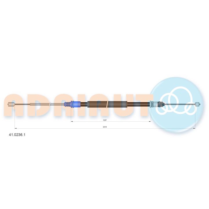 Trosas, stovėjimo stabdys ADRIAUTO 41.0236.1