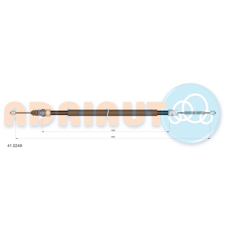 Trosas, stovėjimo stabdys ADRIAUTO 41.0249