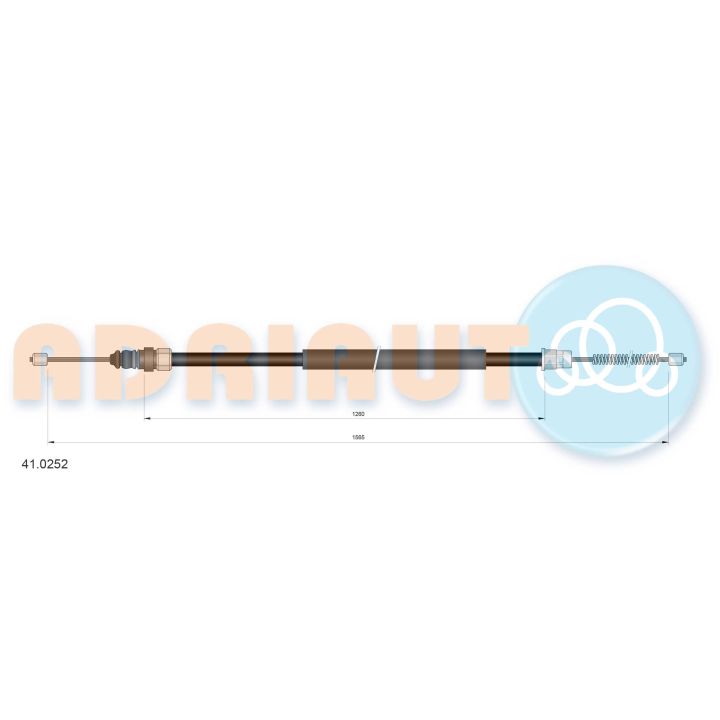 Trosas, stovėjimo stabdys ADRIAUTO 41.0252