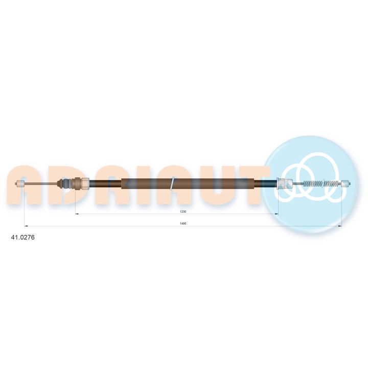 Trosas, stovėjimo stabdys ADRIAUTO 41.0276