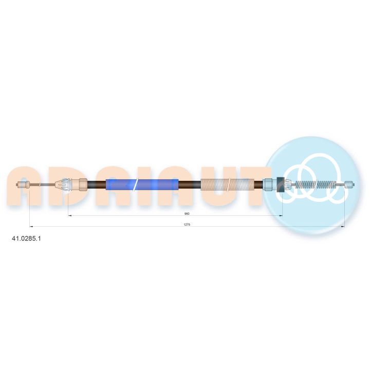 Trosas, stovėjimo stabdys ADRIAUTO 41.0285.1