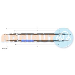 Trosas, stovėjimo stabdys ADRIAUTO 41.0286.1