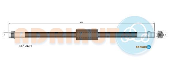 Stabdžių žarnelė ADRIAUTO 41.1203.1