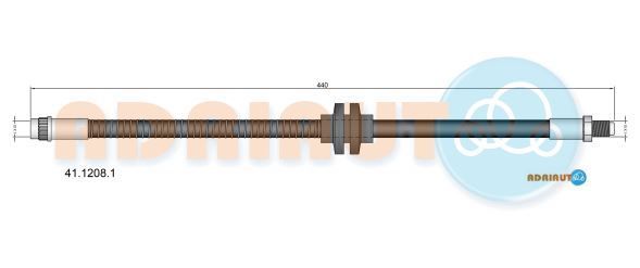 Stabdžių žarnelė ADRIAUTO 41.1208.1