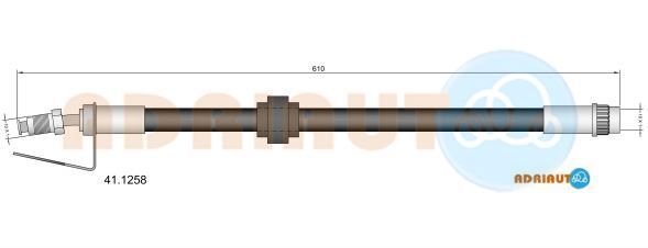 Stabdžių žarnelė ADRIAUTO 41.1258