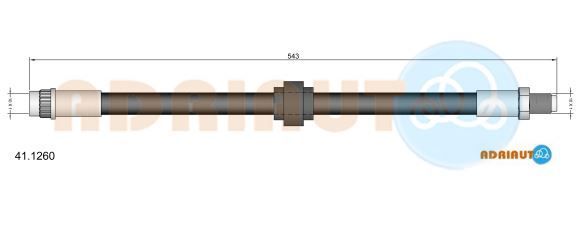 Stabdžių žarnelė ADRIAUTO 41.1260