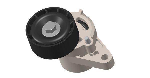 Diržo įtempiklis, V formos rumbuotas diržas CORAM C857