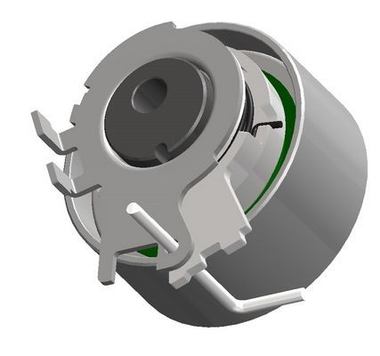 įtempiklio skriemulys, paskirstymo diržas CORAM C863