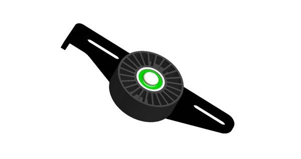 įtempiklio skriemulys, V formos rumbuotas diržas CORAM C869