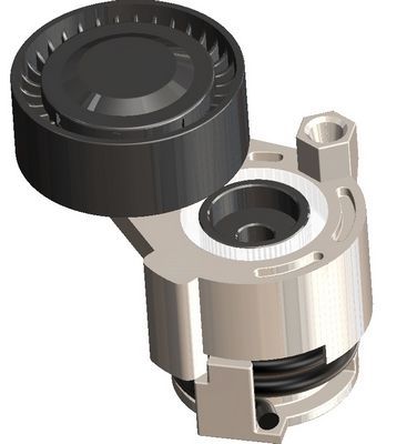 Diržo įtempiklis, V formos rumbuotas diržas CORAM C871